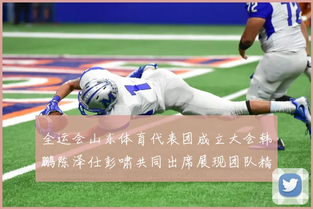 全运会山东体育代表团成立大会韩鹏陈泽仕彭啸共同出席展现团队精神与风采