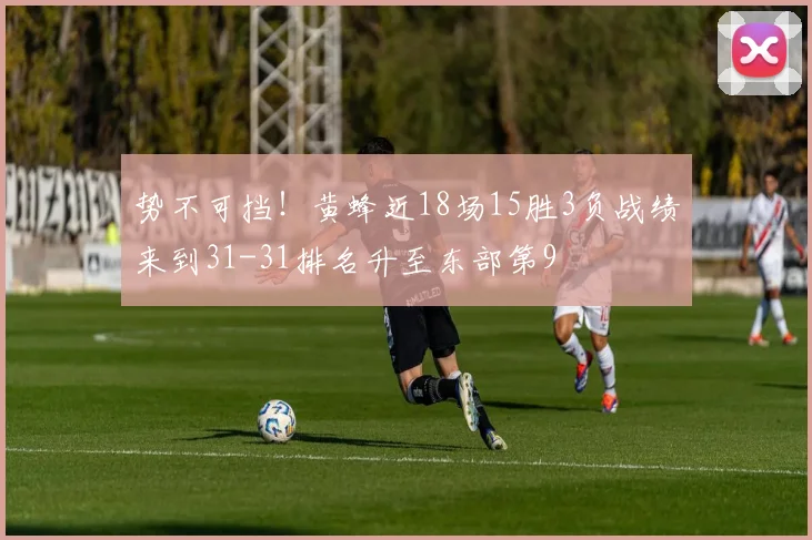势不可挡！黄蜂近18场15胜3负战绩来到31-31排名升至东部第9